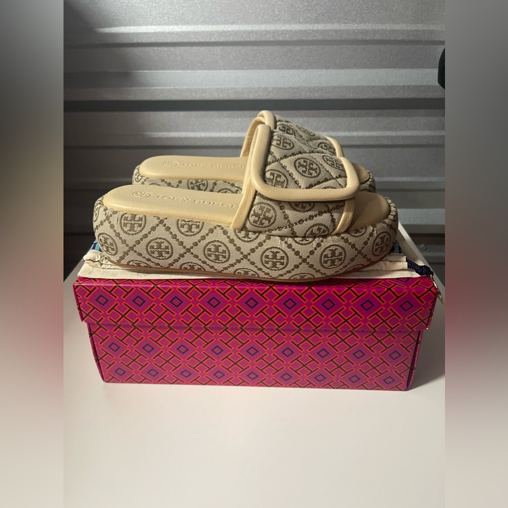Tory Burch T Monogram Bubble Slide
